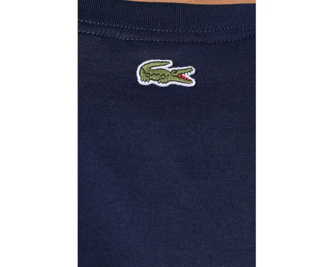 Футболка Lacoste с принтом из хлопкового джерси