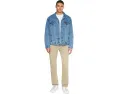 Тонкие прямые джинсы Everett 7 Years Sulfur Valley Tan из мягкого денима от AG Jeans
