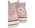 Кеды Converse Chuck Taylor All Star Lift Platform с пайетками и цветами