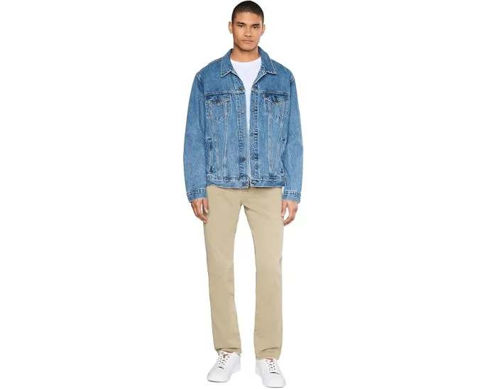 Тонкие прямые джинсы Everett 7 Years Sulfur Valley Tan из мягкого денима от AG Jeans