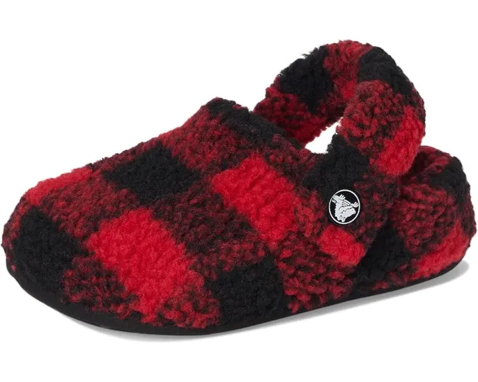 Детские тапочки Crocs Classic Cozzzy с искусственным мехом и противоскользящей подошвой