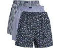 Набор Tommy John из 3 хлопковых боксеров с принтом Ducks/Cabin Plaid/Classic Stripe