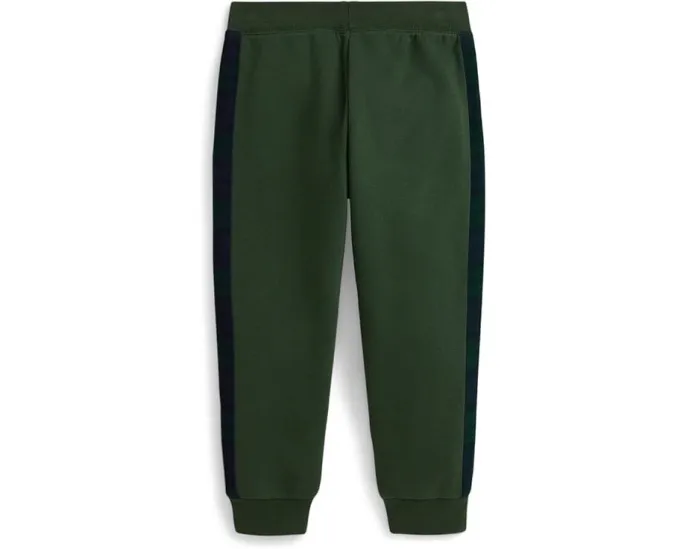 Джоггеры из флиса с отделкой в клетку для малышей и детей Polo Ralph Lauren Kids
