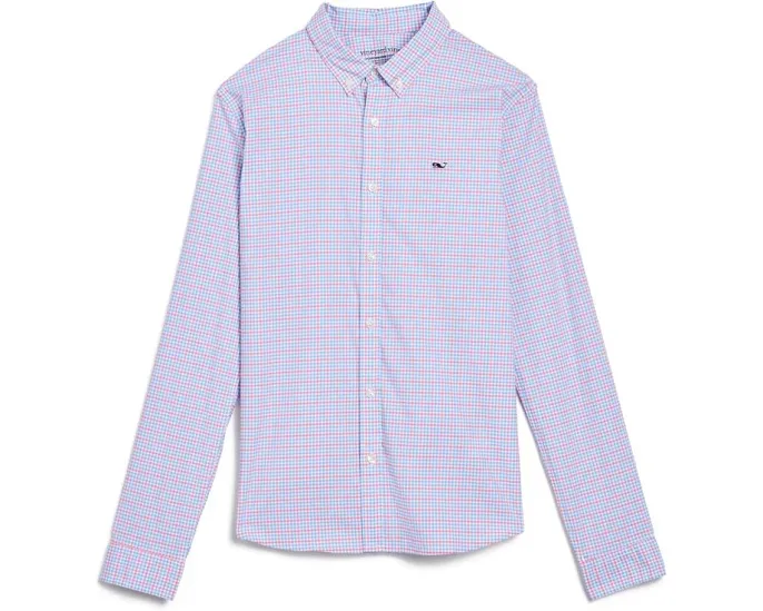 Хлопковая рубашка Catamaran Check Performance от Vineyard Vines