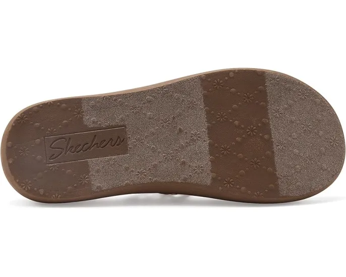 Сандалии SKECHERS Asana Luxe Ocean Breeze 2 с ажурным верхом и просторной посадкой Relaxed Fit