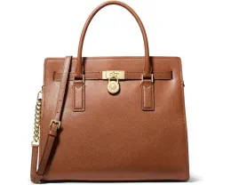 Большая сумка сатчел Hamilton Moderne из зерненой кожи MICHAEL Michael Kors