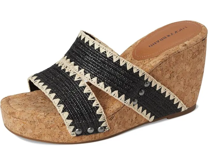 Lucky Brand босоножки Vickta Woven Band Cork Wedge