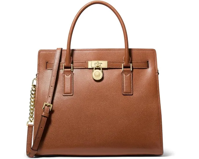 Большая сумка сатчел Hamilton Moderne из зерненой кожи MICHAEL Michael Kors