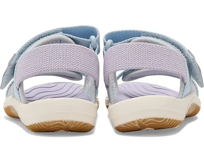 Детские сандалии KEEN Elle Backstrap с застежкой на липучке из переработанного полиэстера