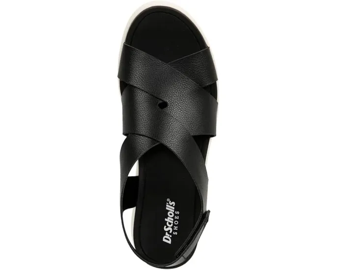 Сандалии Dr. Scholl's Time Off Sea с перекрестными ремешками и поддержкой свода стопы