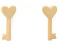 Серьги-гвоздики Kate Spade New York Key Studs с кубическим цирконием и стеклянными цветами