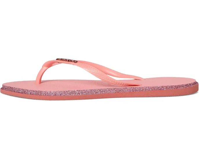 Босоножки Havaianas Slim Point с блестками и заостренным носком