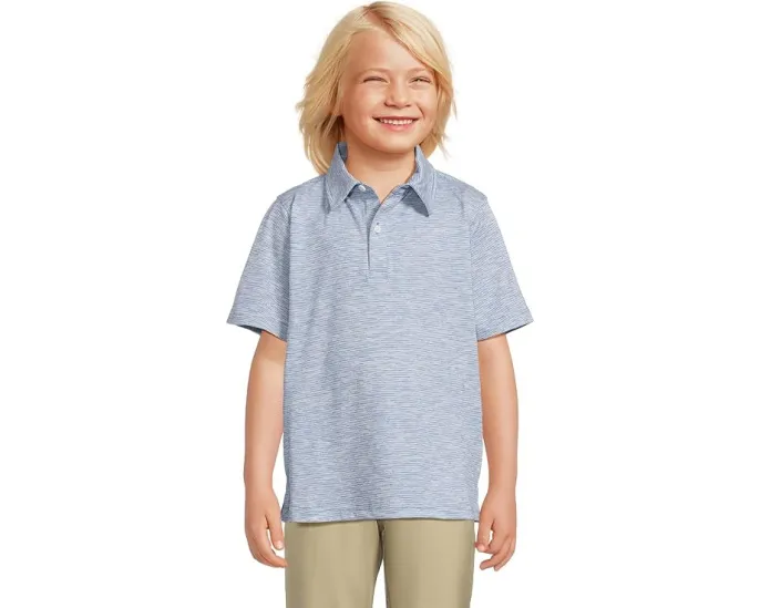 Поло Johnston & Murphy Kids с микро-полоской и эластичной тканью