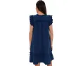 Платье Petite Flutter Sleeve Ruffled от Liverpool Los Angeles с воланами