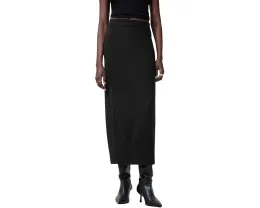 Юбка Antonia AllSaints из мериносовой шерсти с завышенной талией