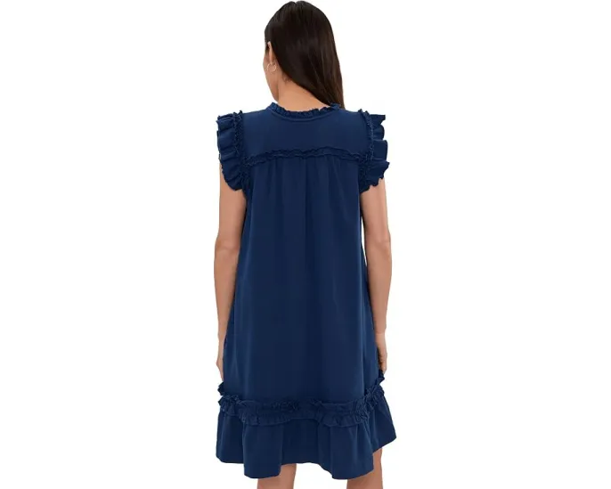 Платье Petite Flutter Sleeve Ruffled от Liverpool Los Angeles с воланами
