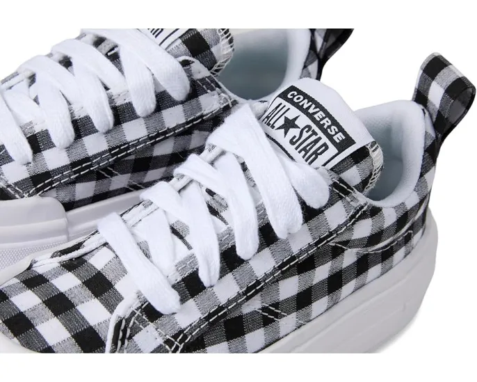 Детские кеды Converse Cruise Checkered с клетчатым принтом на платформе