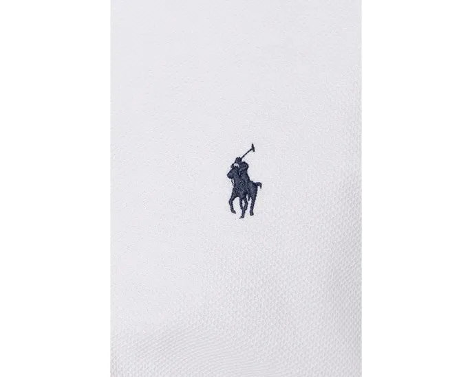 Поло Polo Ralph Lauren с медовой сеткой и зауженным кроем Custom Slim Fit