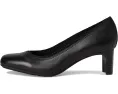 Лодочки Clarks Anelise Nora с круглым носком и резиновой подошвой на котячьем каблуке
