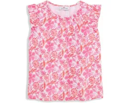 Детский топ Vineyard Vines Kids Evie с цветочным принтом