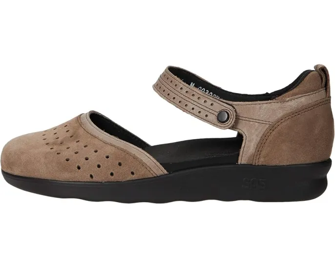 Туфли SAS Eden в стиле Mary Jane с перфорированным верхом и регулируемой застежкой