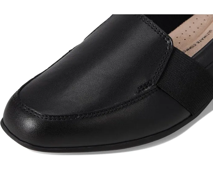 Лоферы Clarks Juliet Beat с квадратно-круглым носком и каблуком из термопластичной резины