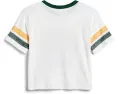 Футболка Junk Food Clothing Kids NFL Green Bay Packers с полосатым кокеткой