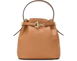 Сумка-ведро Lauren Ralph Lauren из натуральной кожи Blaike среднего размера