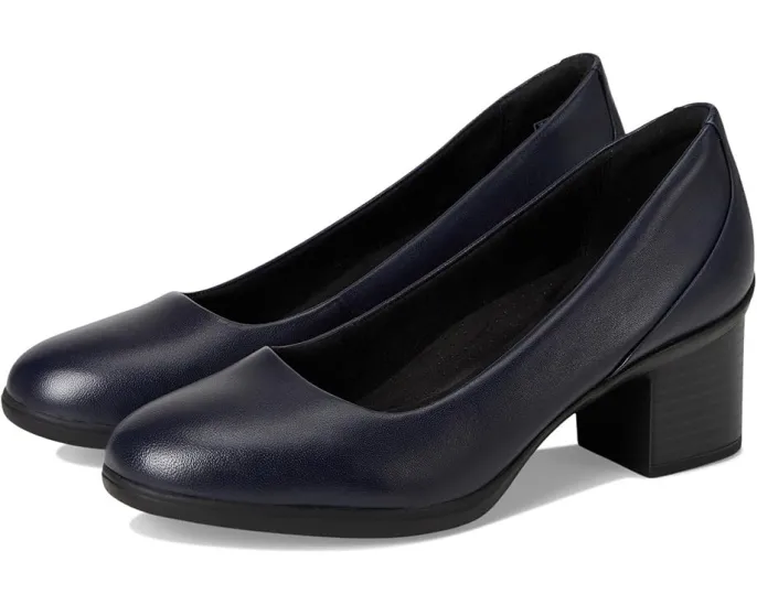 Туфли-лодочки Clarks Shaya Poppy с квадратным каблуком и миндальным носком