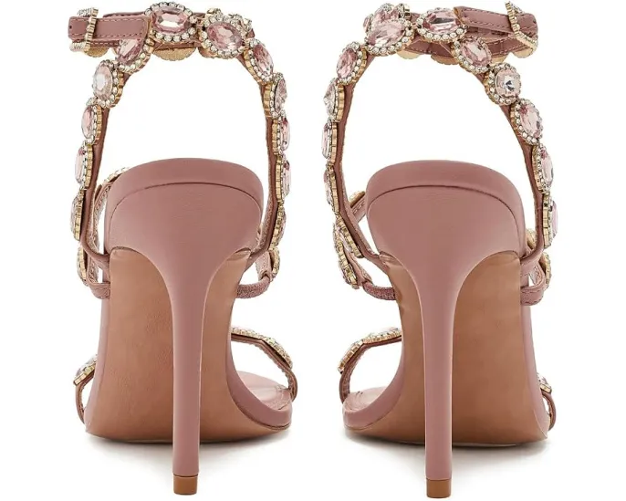 Босоножки Tamala Steve Madden на высоком каблуке с камнями