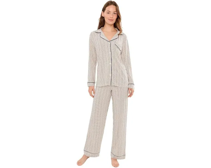 Пижама Gisele Printed The Long PJ Set Eberjey
