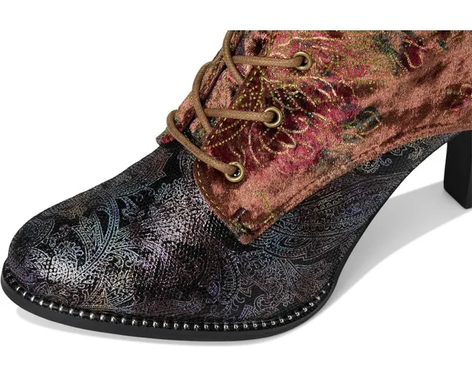 L'Artiste by Spring Step Ботильоны Stellar с вышивкой и каблуком 9 см