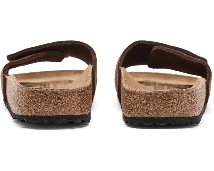 Сандалии Birkenstock Sylt из замши с контурной стелькой и регулируемой застежкой