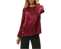 Блузка Michael Stars Lali с длинным рукавом и круглым вырезом