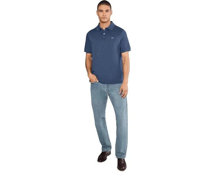 Polo Edgartown Pique от Vineyard Vines с вышитым логотипом Whale и эластичной тканью
