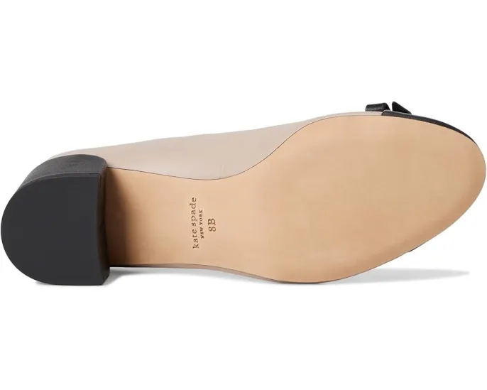Балетки Kate Spade New York Deco Bow из гладкой кожи с бантом