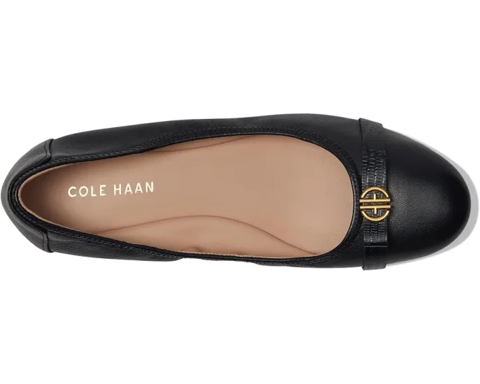 Cole Haan балетки Tova Bow с бантом и приподнятым круглым носком