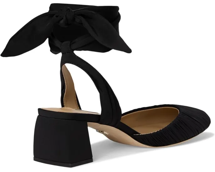 Туфли-лодочки Badgley Mischka Ofelia на устойчивом каблуке из шелка