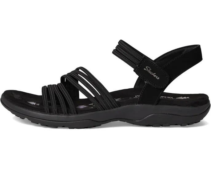 Водостойкие сандалии Skechers Reggae Slim Coffee Run с технологией Stretch Fit и стелькой Memory Foam