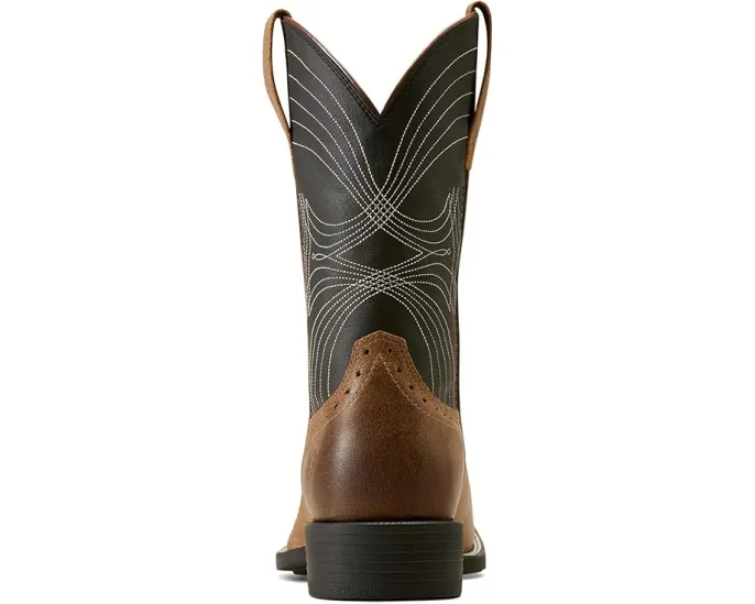 Ковбойские сапоги Ariat Sport Wide Square Toe ячменного коричневого цвета