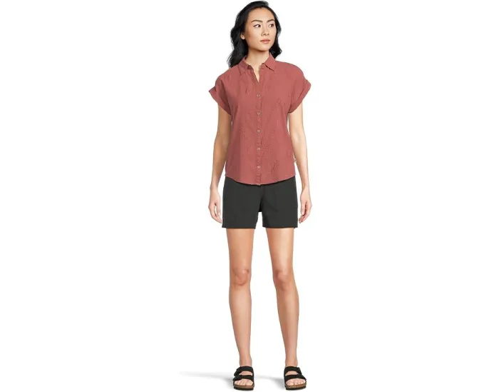 Рубашка Royal Robbins Oasis с коротким рукавом и вышивкой