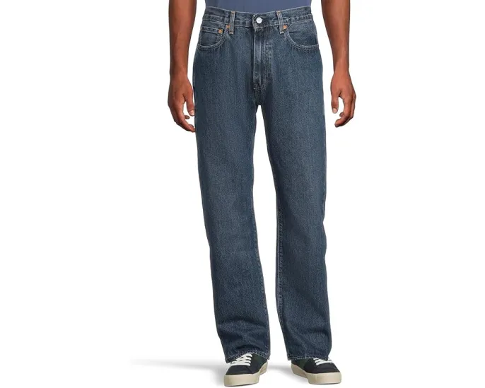 Джинсы Levi's 555 Relaxed Straight прямого кроя с антифитом из неэластичного денима