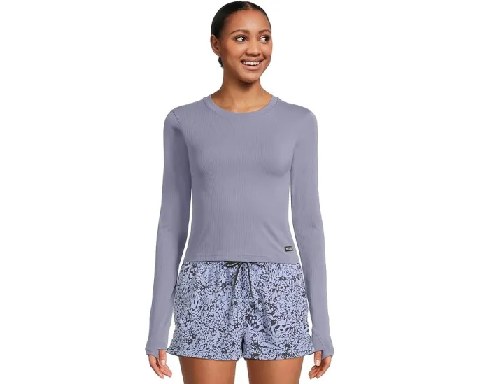 Лонгслив Peak Knit с укороченным кроем и технологией HeiQ Mint