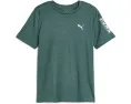 Футболка Puma Performance с коротким рукавом для детей зеленая