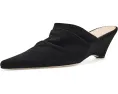 Cinq à Sept Sonia Curved Wedge Mules замшевые мюли на изогнутом каблуке