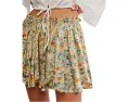 Юбка мини Free People One Third с цветочным принтом и ярусами