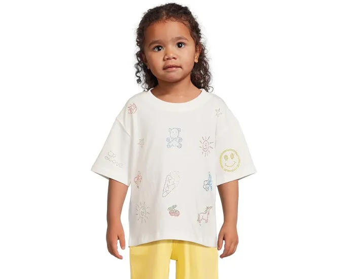 Футболка Crystal Doodle T-Shirt от Lola and The Boys с кристаллами