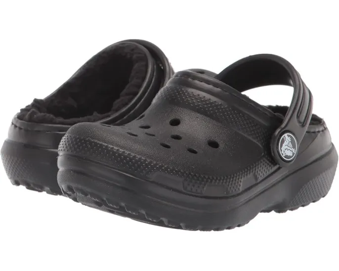 Crocs Classic Lined Clog детские утепленные сабо с искусственным мехом