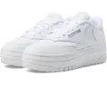 Reebok белые классические кроссовки Club C Extra на платформе