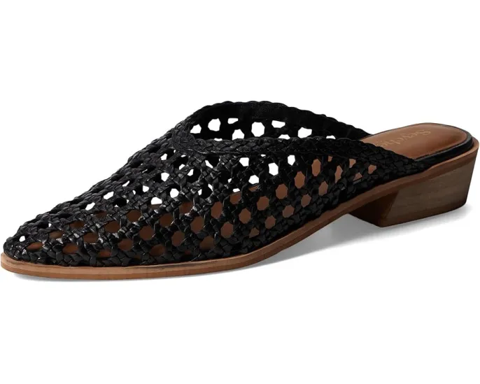 Seychelles Мюли Moonshine из кожи с миндалевидным носком и кубинским каблуком